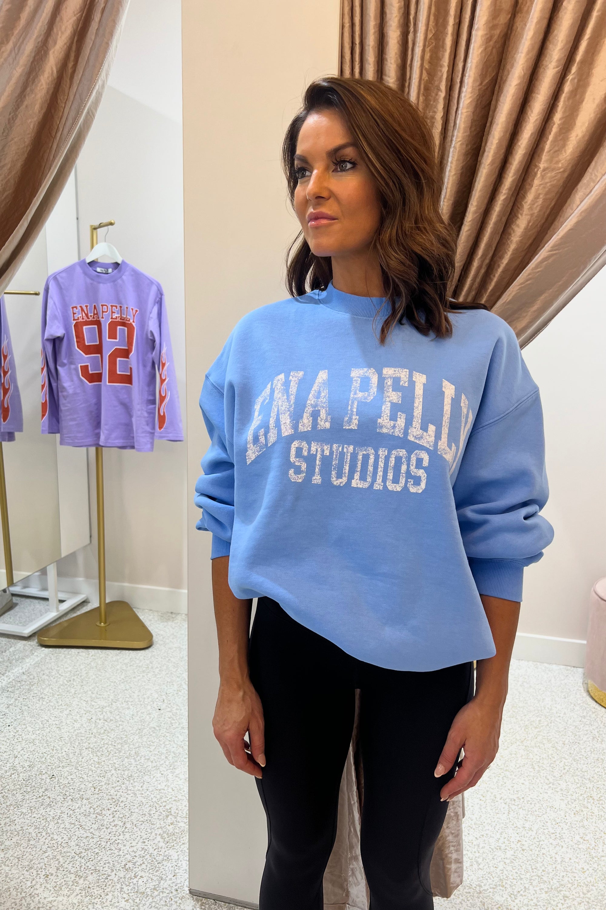 Ena Pelly Pelly Vintage Sport Sweatshirt | Cornflower Blue