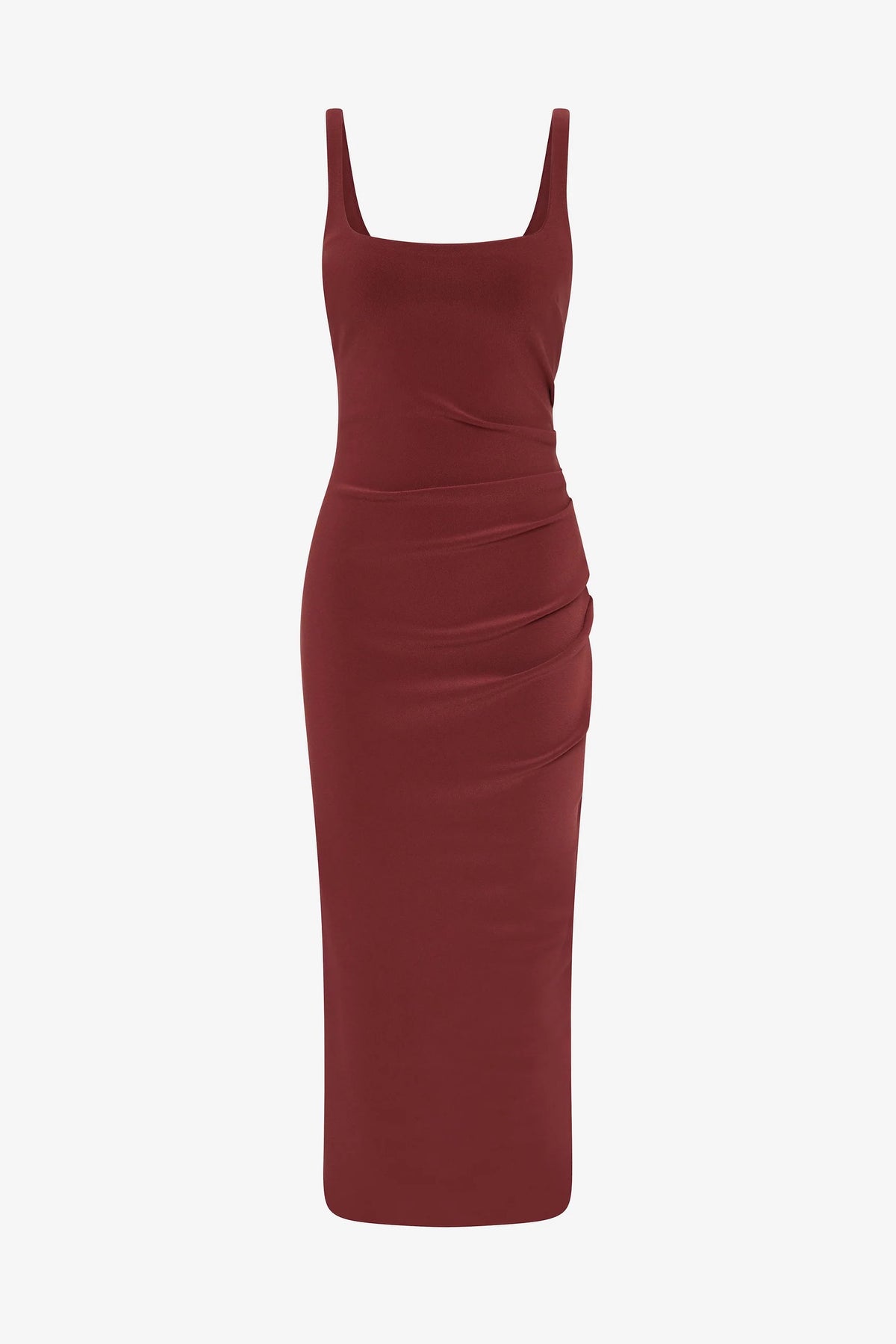 Bec + Bridge Karina Tuck Midi Dress | Sangria
