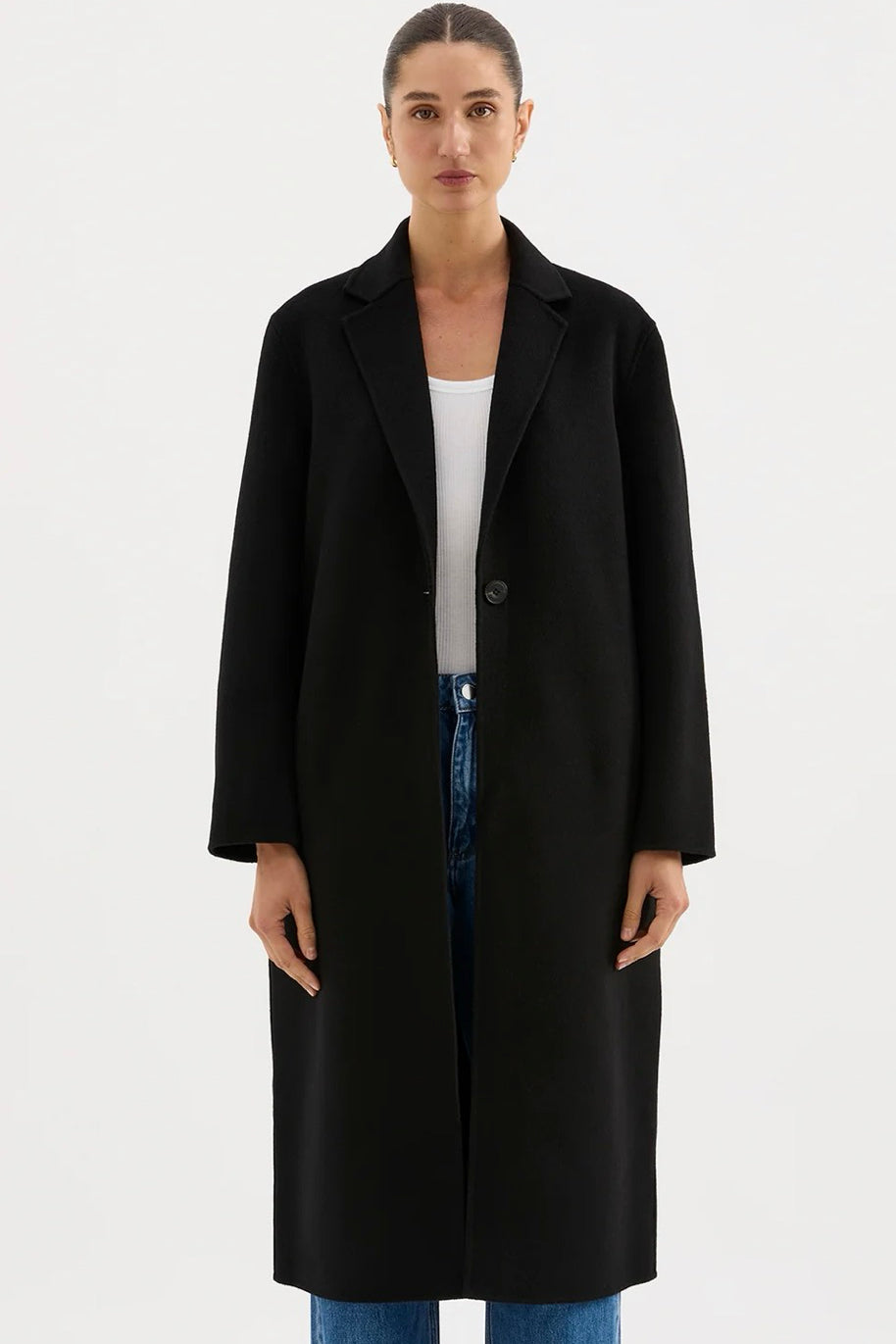 Nude Lucy Riley Wool Coat | Black