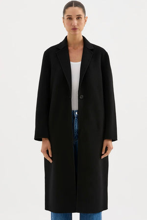 Nude Lucy Riley Wool Coat | Black