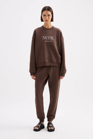 Nude Lucy Carter Classic Sweat | Chocolate