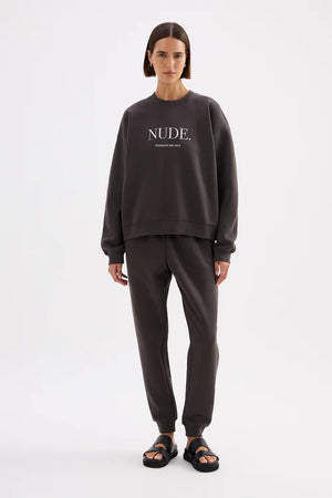 Nude Lucy Carter Classic Trackpant | Coal