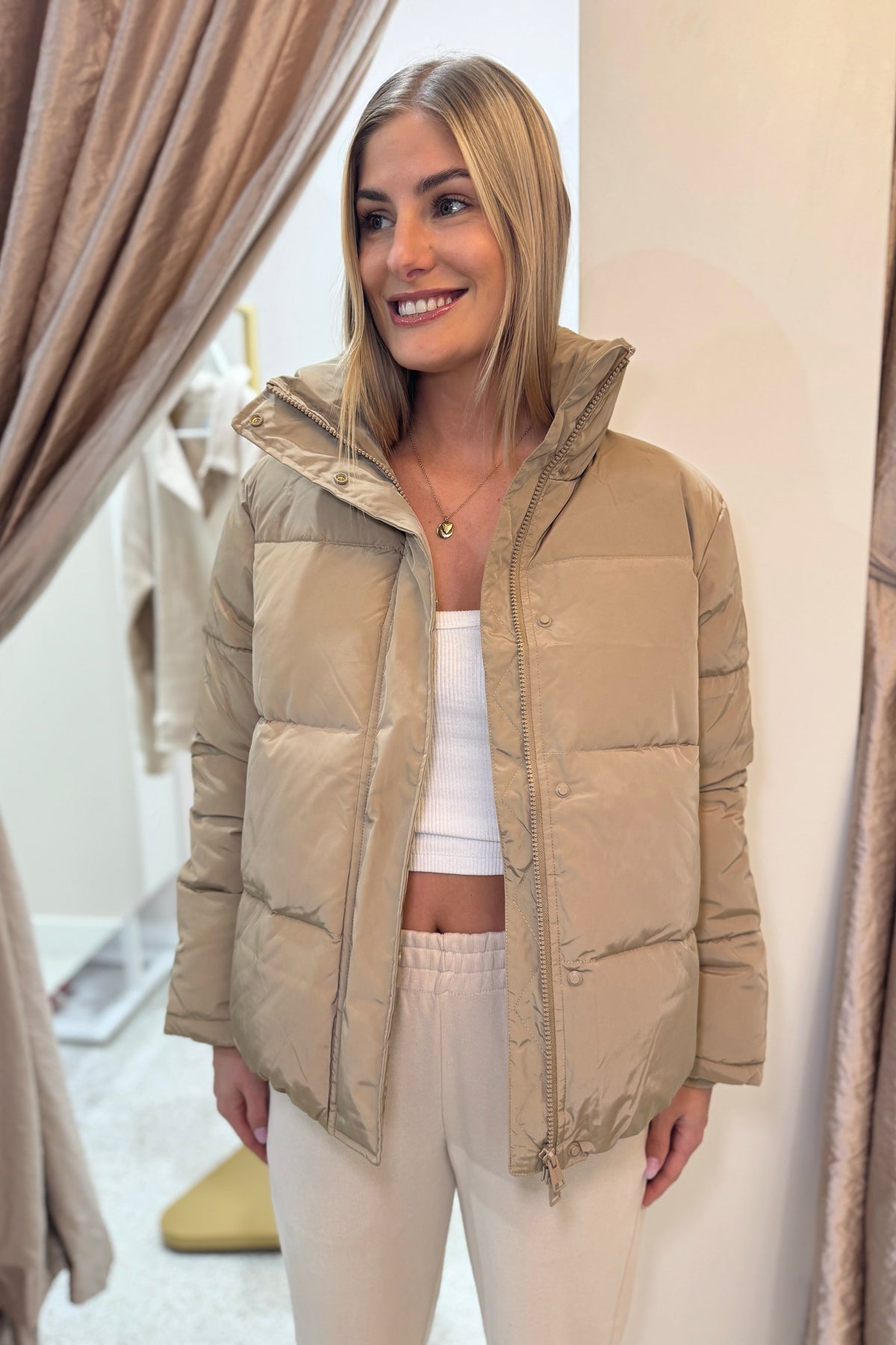 ORTC Montana Puffer Jacket | Biscotti