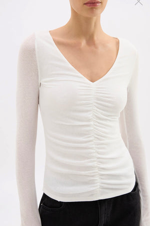Nude Lucy Gigi Mesh Top | Salt