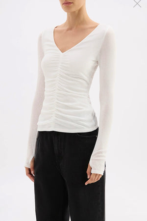 Nude Lucy Gigi Mesh Top | Salt