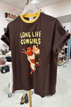 Chosen By Fifi & Annie The Cowgirl Lives Tee | Chocolate