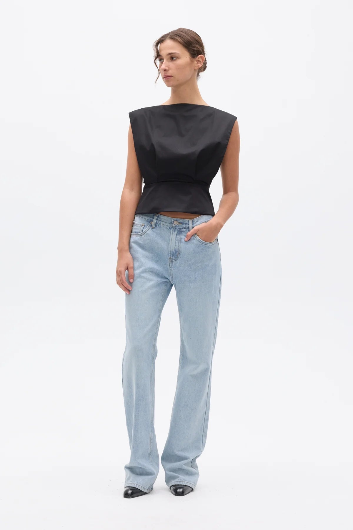 Bayse Brand Shelly Top | Black || PRE_ORDER ETA 20/06/2026