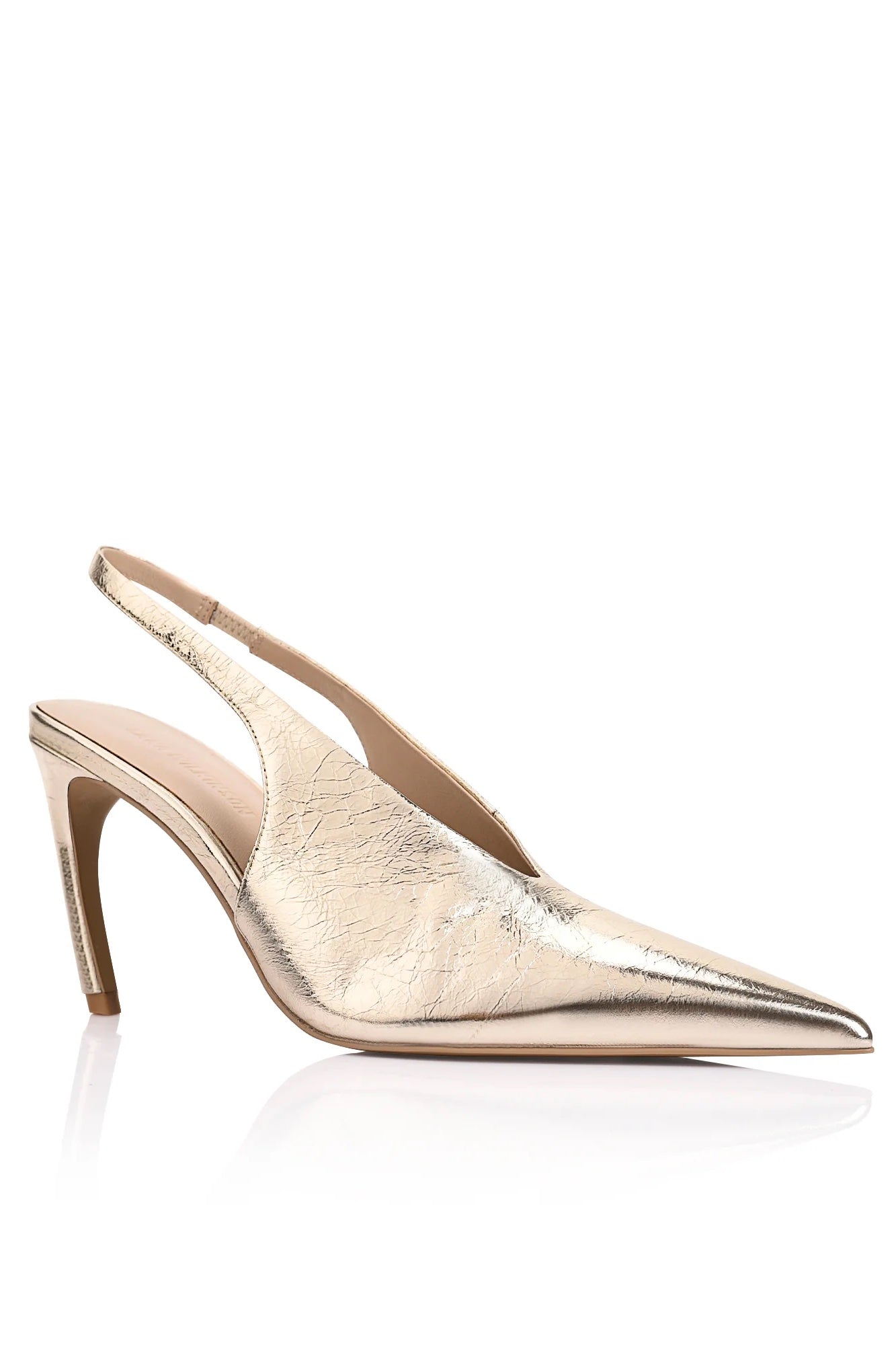 Lana Wilkinson Rochelle Slingback Heel | Champagne Gold || PRE-ORDER ETA 25/06/2026