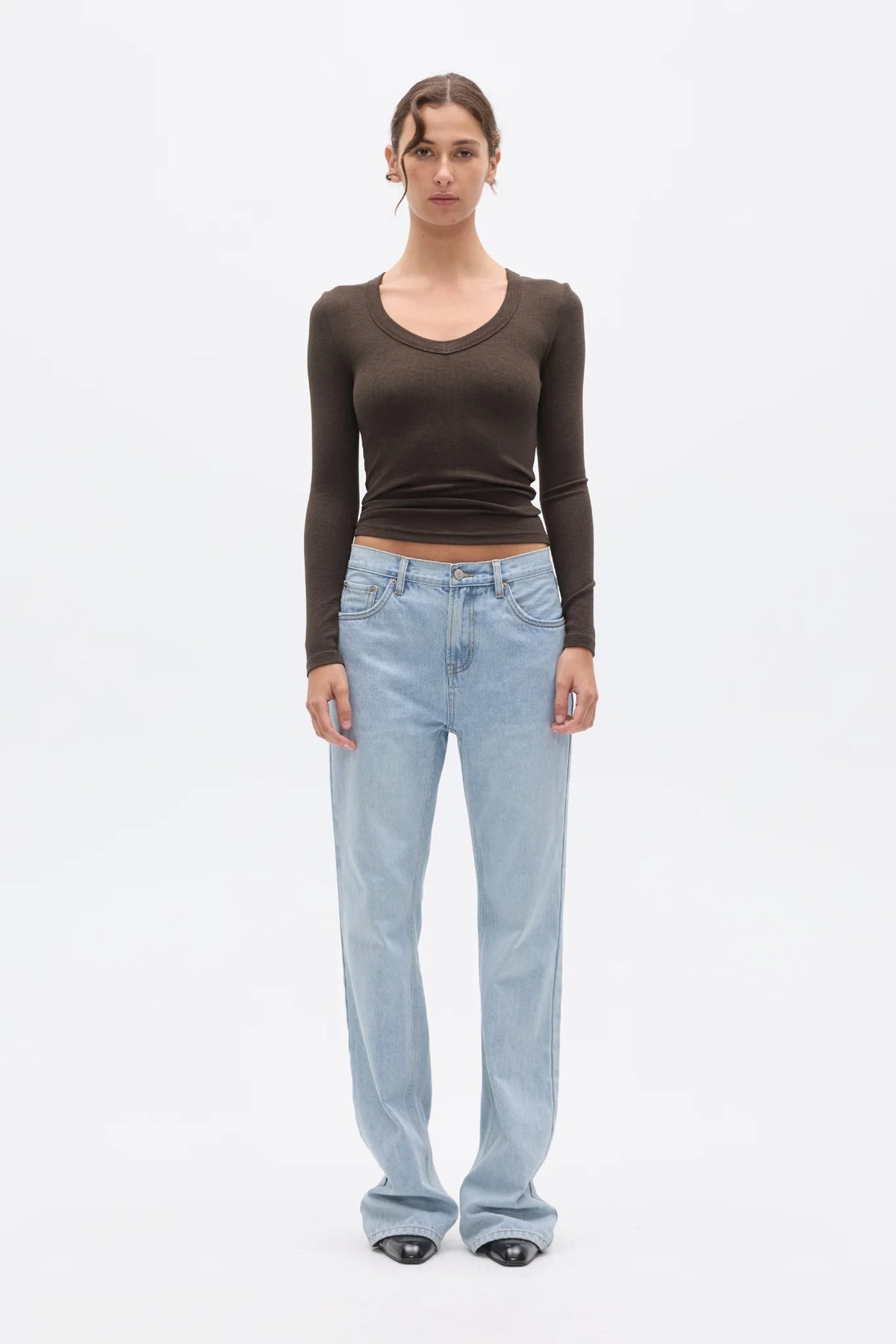 Bayse Brand Grace Long Sleeve | Espresso || PRE_ORDER ETA 28/06/2026