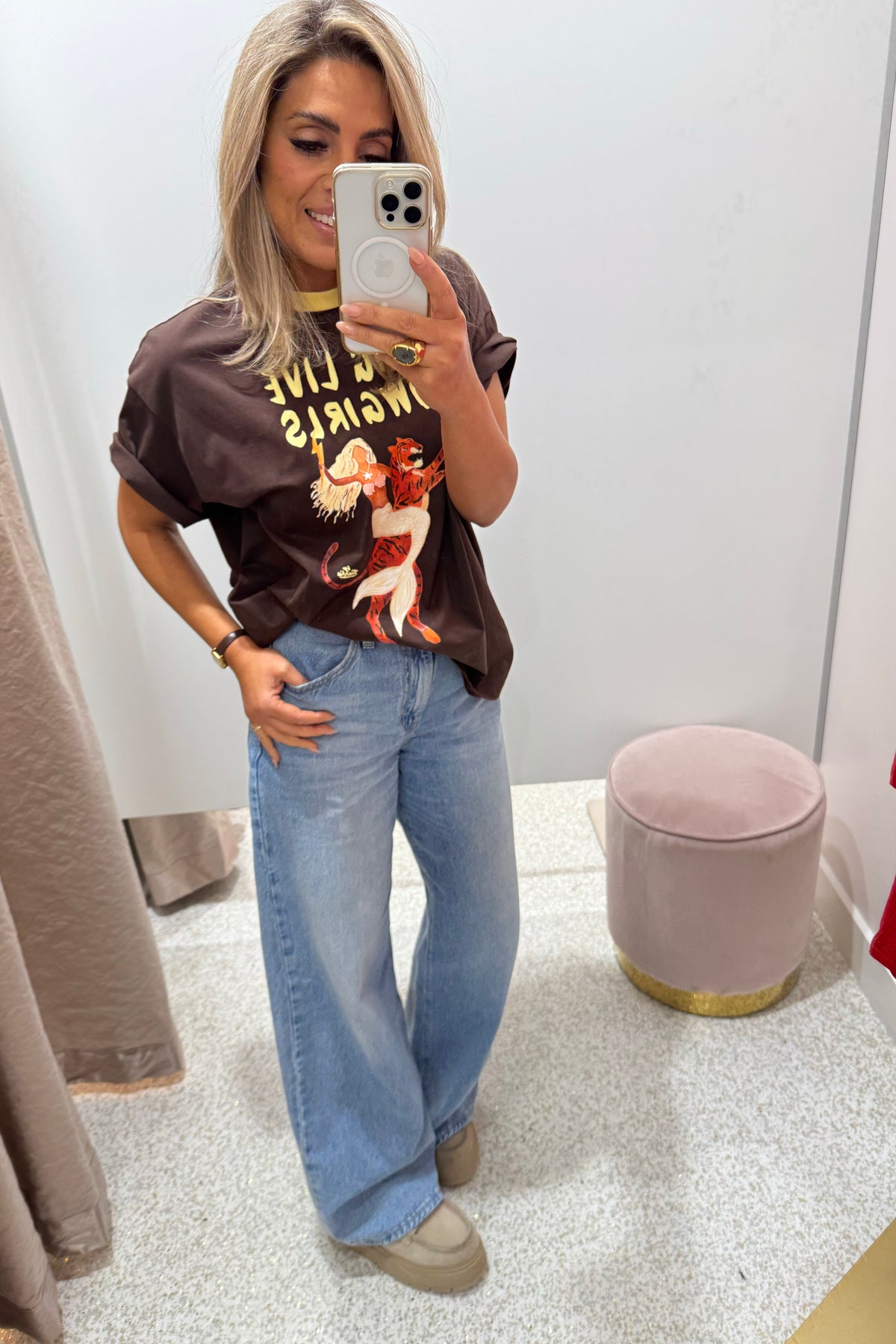 Chosen By Fifi & Annie The Cowgirl Lives Tee | Chocolate