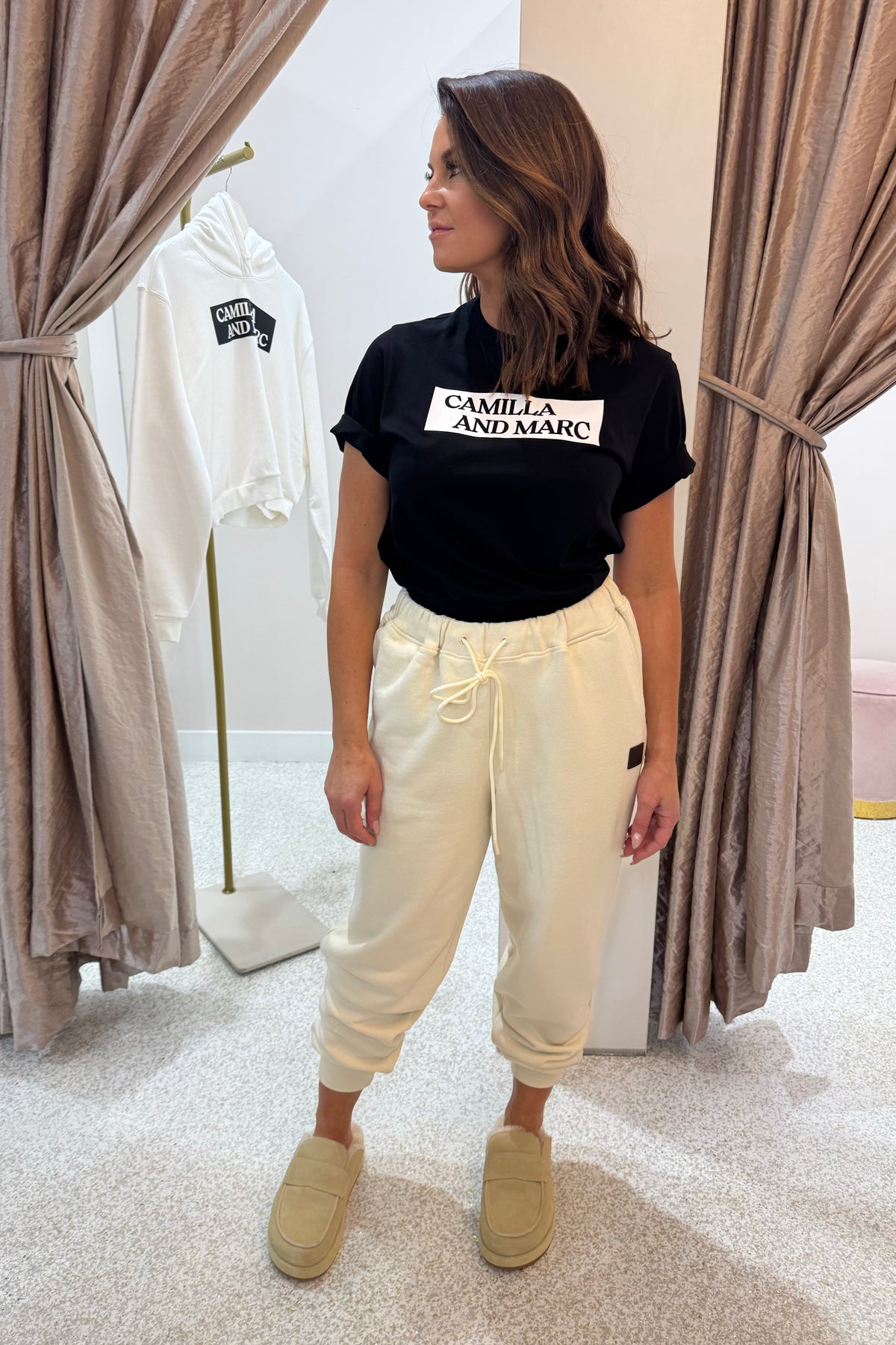 C&M Camilla & Marc Carmont Graphic Tee | Black/White
