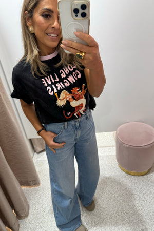 Chosen By Fifi & Annie The Cowgirl Lives Tee | Washed Black