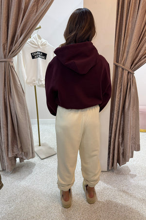 C&M Camilla & Marc Odile Gaphic Hoodie | Burgandy