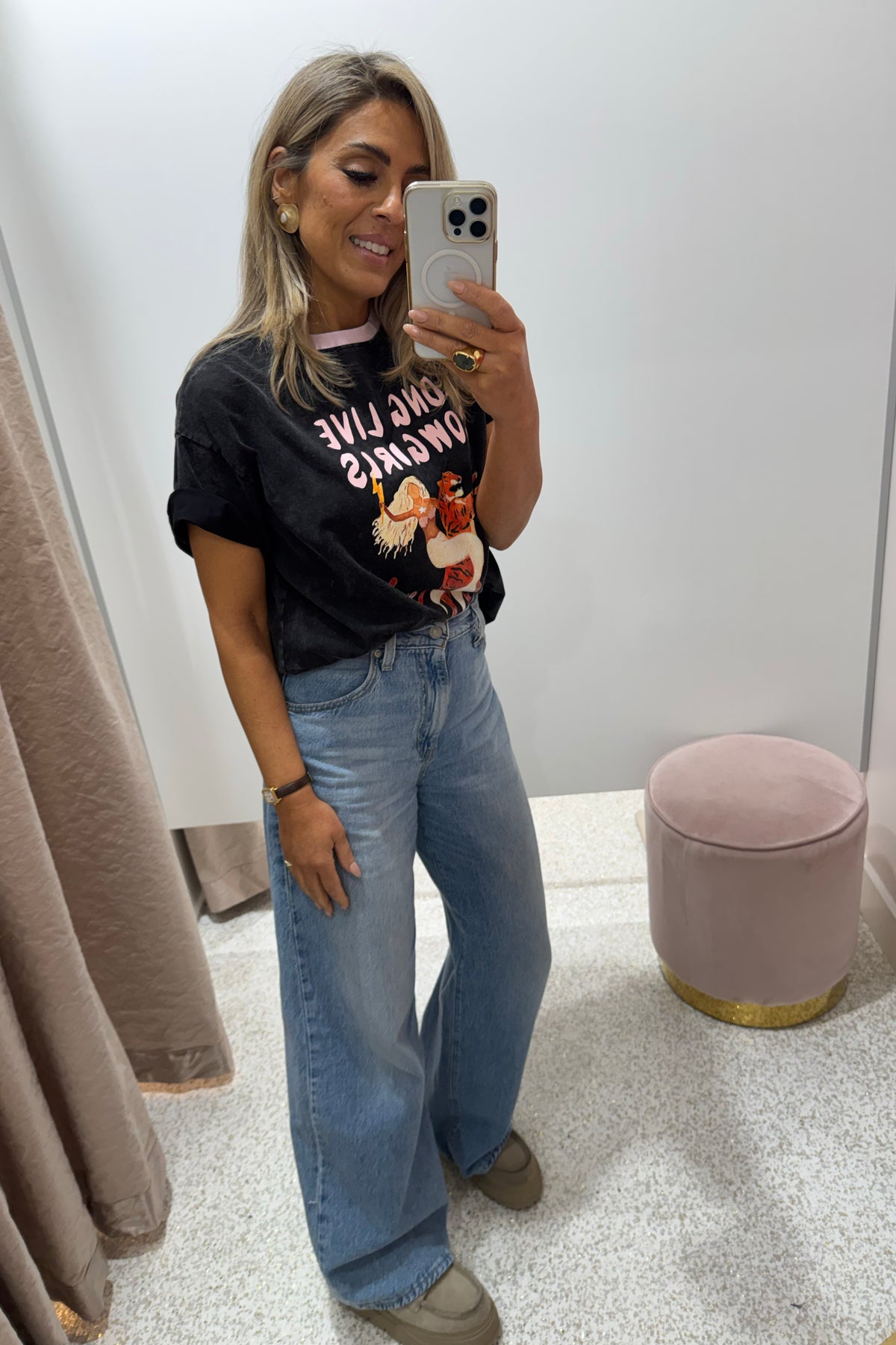 Chosen By Fifi & Annie The Cowgirl Lives Tee | Washed Black