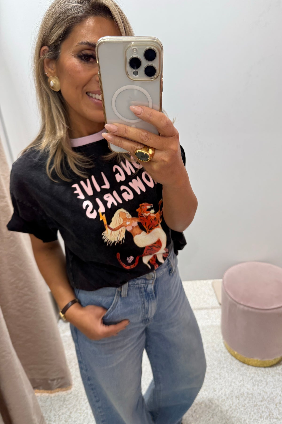 Chosen By Fifi & Annie The Cowgirl Lives Tee | Washed Black