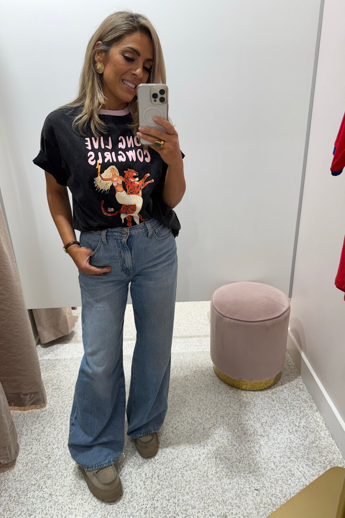 Chosen By Fifi & Annie The Cowgirl Lives Tee | Washed Black