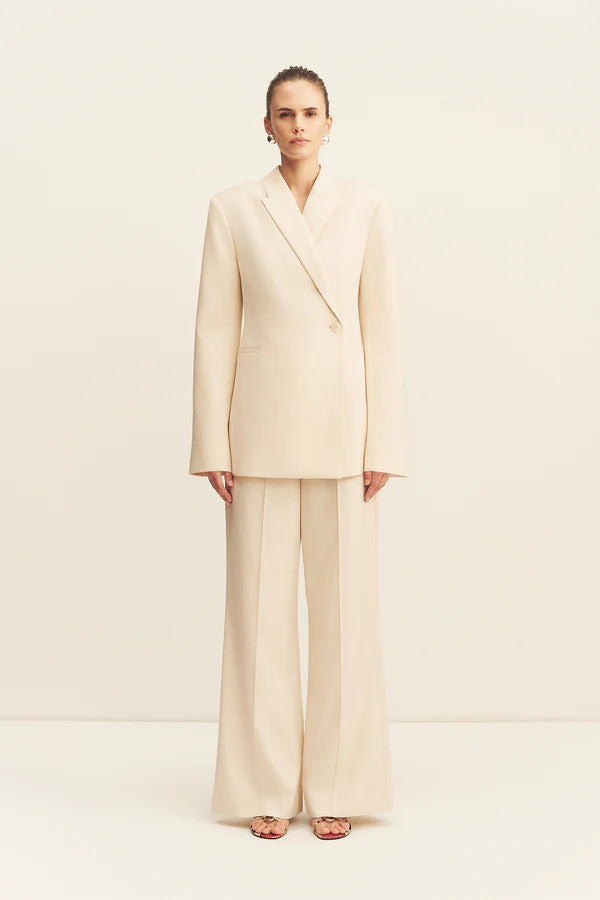 Shona Joy Asher Hourglass Blazer | White Swan