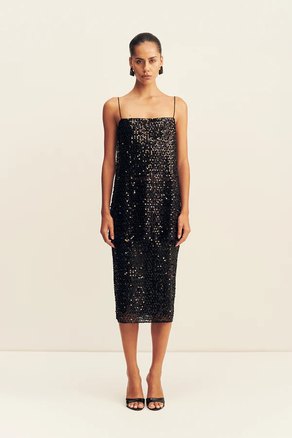 Shona Joy Everly Long Line Cami | Black