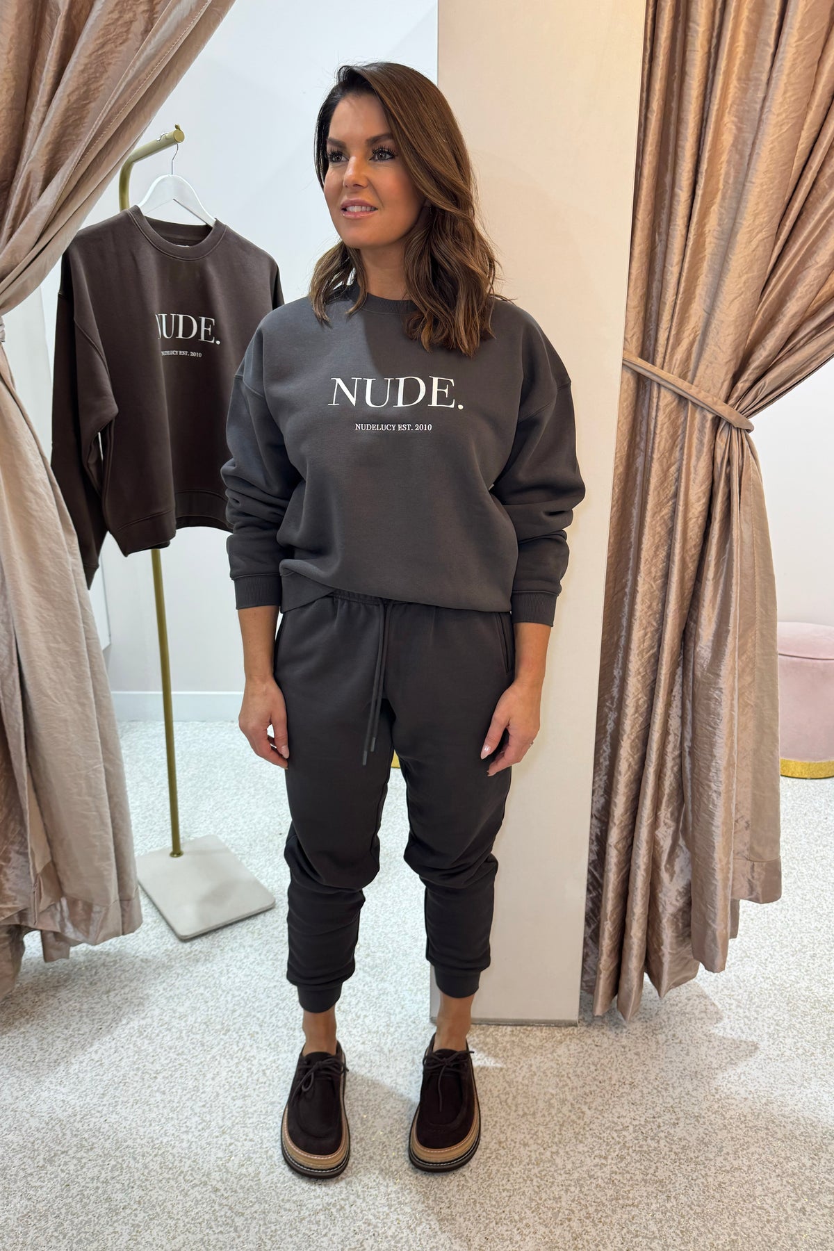 Nude Lucy Carter Classic Trackpant | Coal