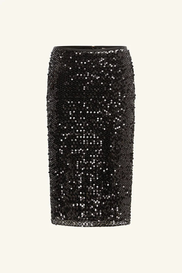 Shona Joy Everly Midi Skirt | Black