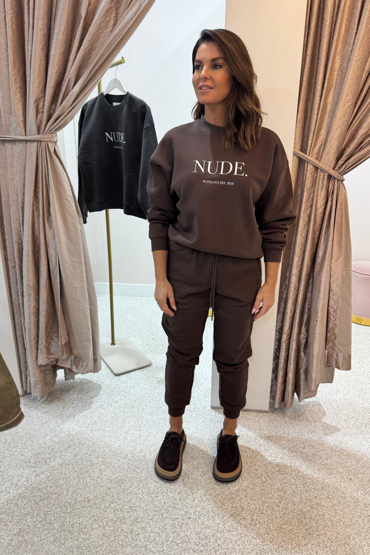 Nude Lucy Carter Classic Sweat | Chocolate