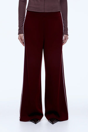 Ena Pelly Alessia Relaxed Pant | Burgandy