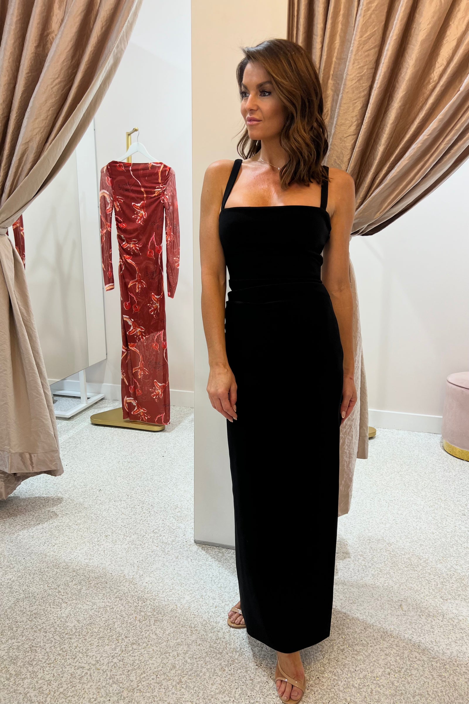 Bec + Bridge Leora Tuck Maxi Dress | Black