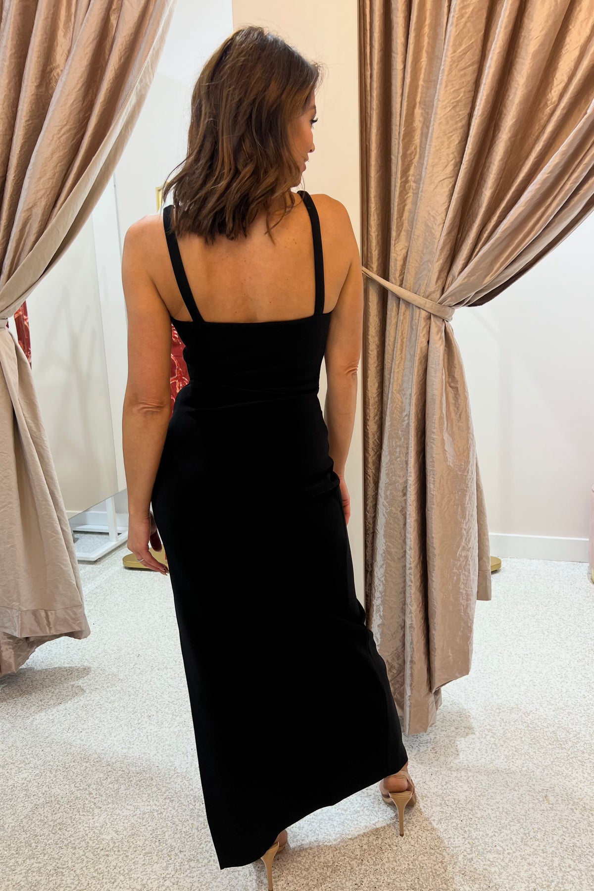 Bec + Bridge Leora Tuck Maxi Dress | Black