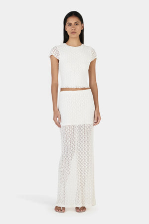 Ownley Delphine Skirt | Ivory
