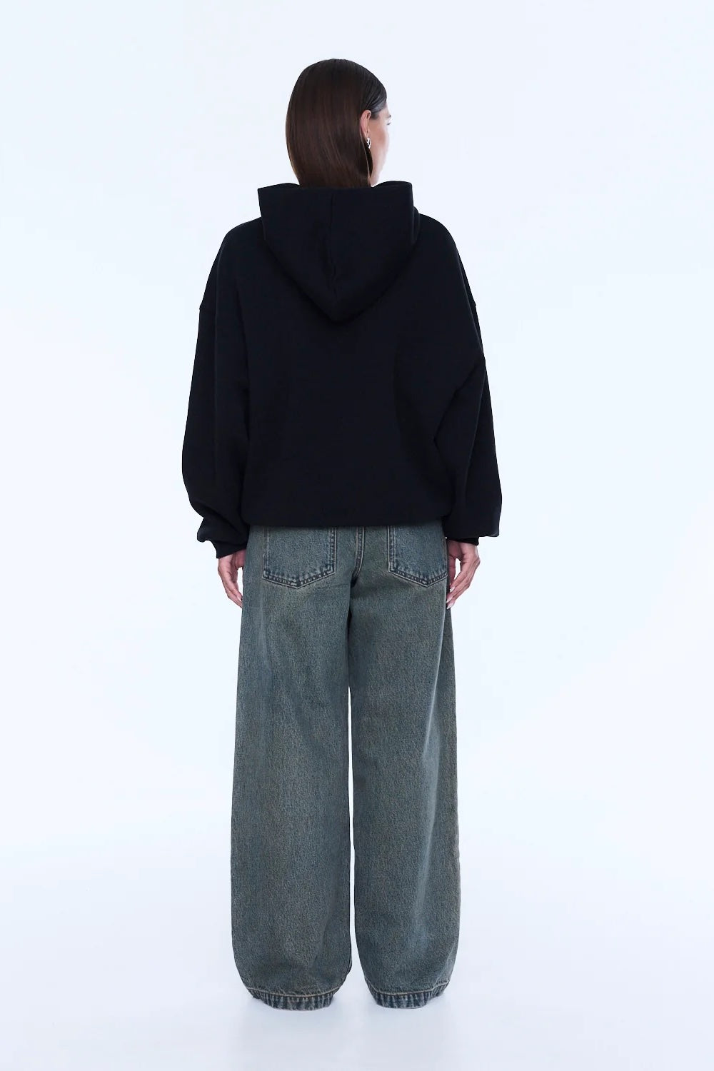 Ena Pelly Cassie Oversized Hoodie | Black