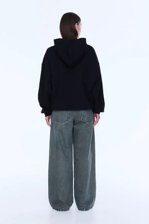 Ena Pelly Cassie Oversized Hoodie | Black