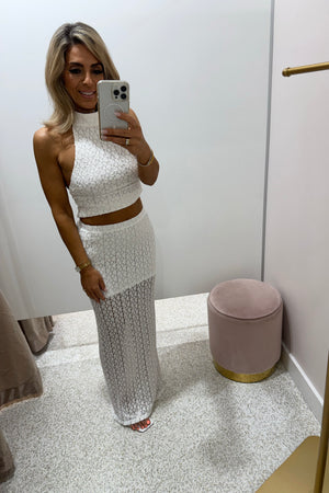 Ownley Delphine Skirt | Ivory