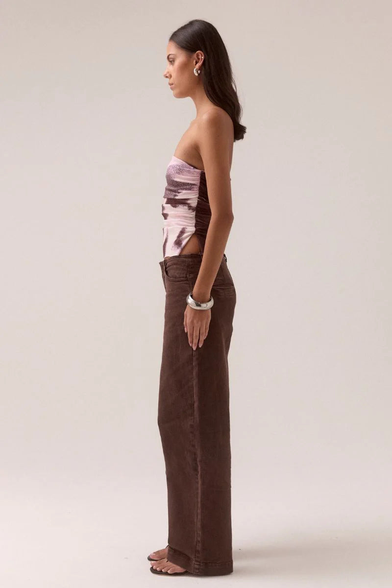 Sovere Afterlight Mesh Bodice | Raisin