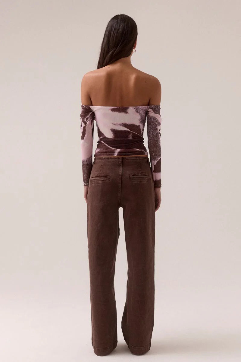 Sovere Afterlight Long Sleeve Top | Raisin