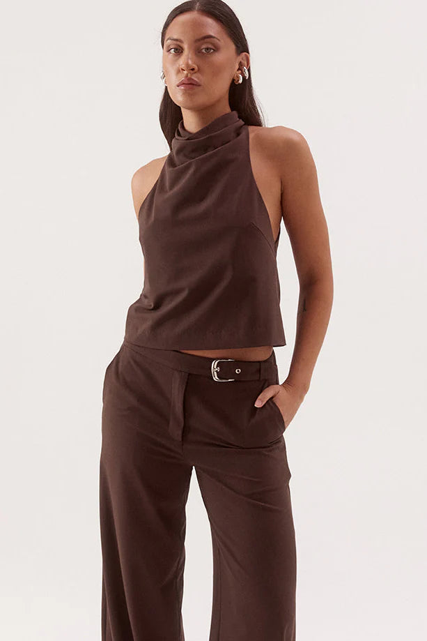 Sovere Studio Amorey Top | Espresso || PRE_ORDER ETA 25/07/2026