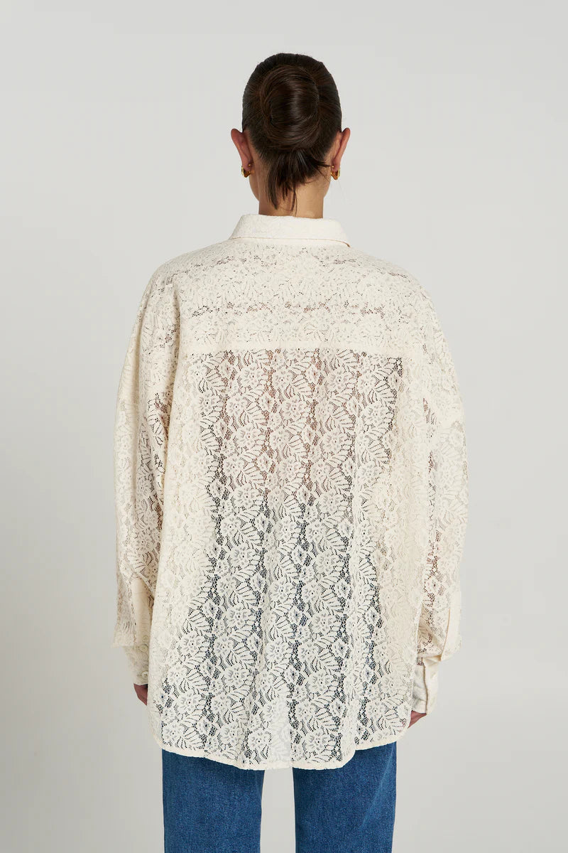 Summi Summi Fleur Long Sleeve Shirt | Ecru