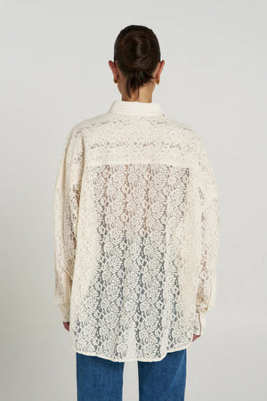 Summi Summi Fleur Long Sleeve Shirt | Ecru