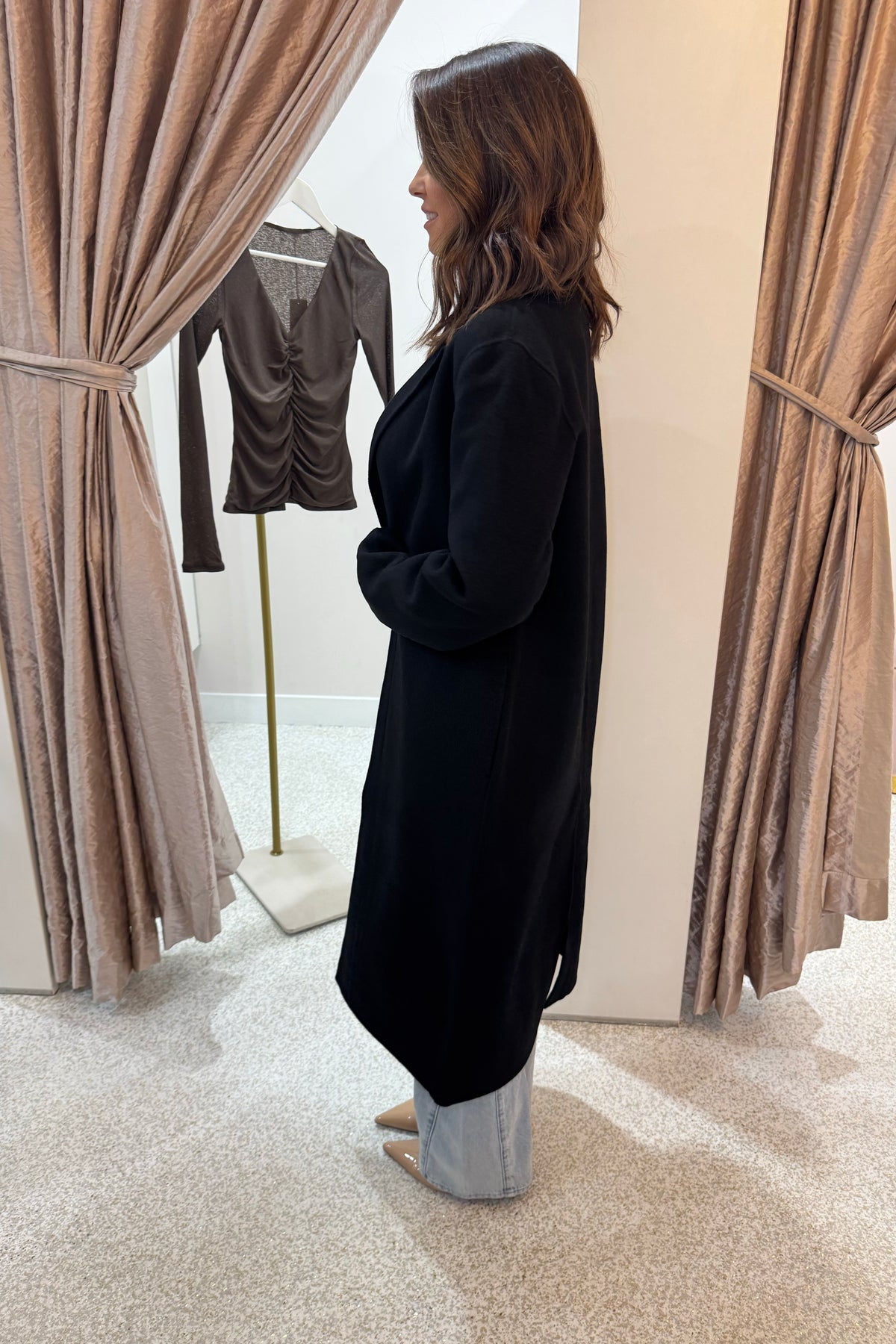 Nude Lucy Riley Wool Coat | Black