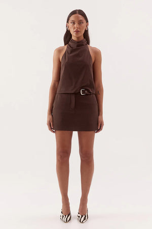 Sovere Studio Amorey Skort | Espresso