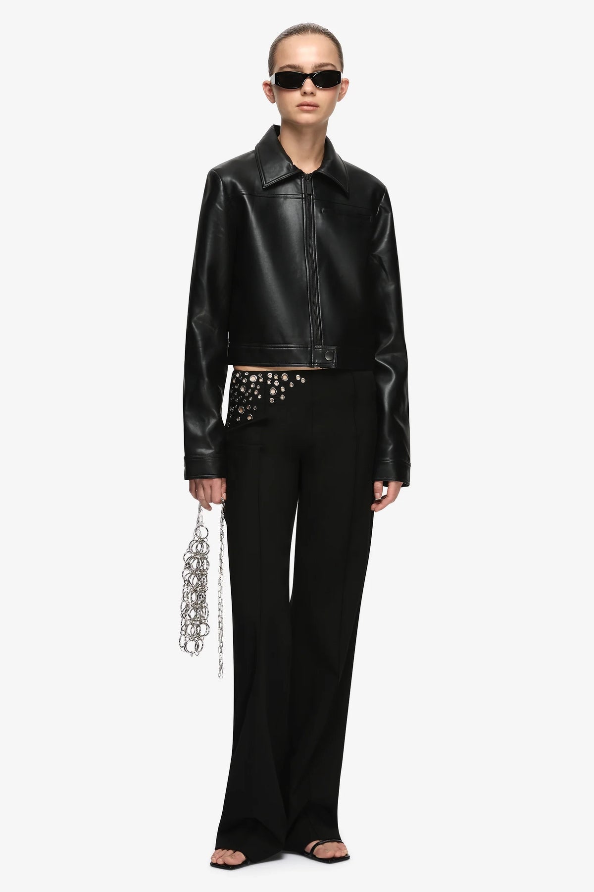 Bec + Bridge Saphira Cropped Jacket | Black