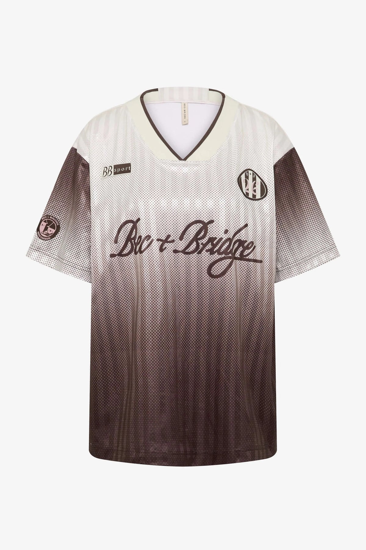 Bec + Bridge Zelia Jersey T-Shirt | Bitter Chocolate Ombre