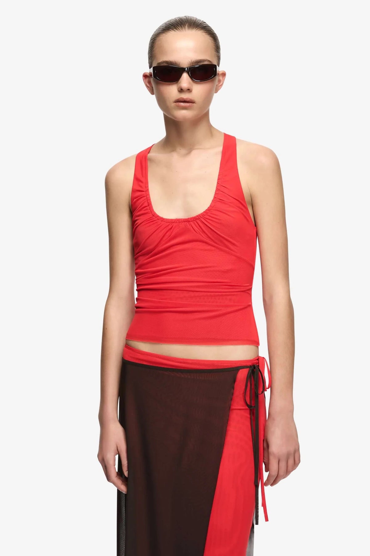 Bec + Bridge Alyna Racer Top | Flame