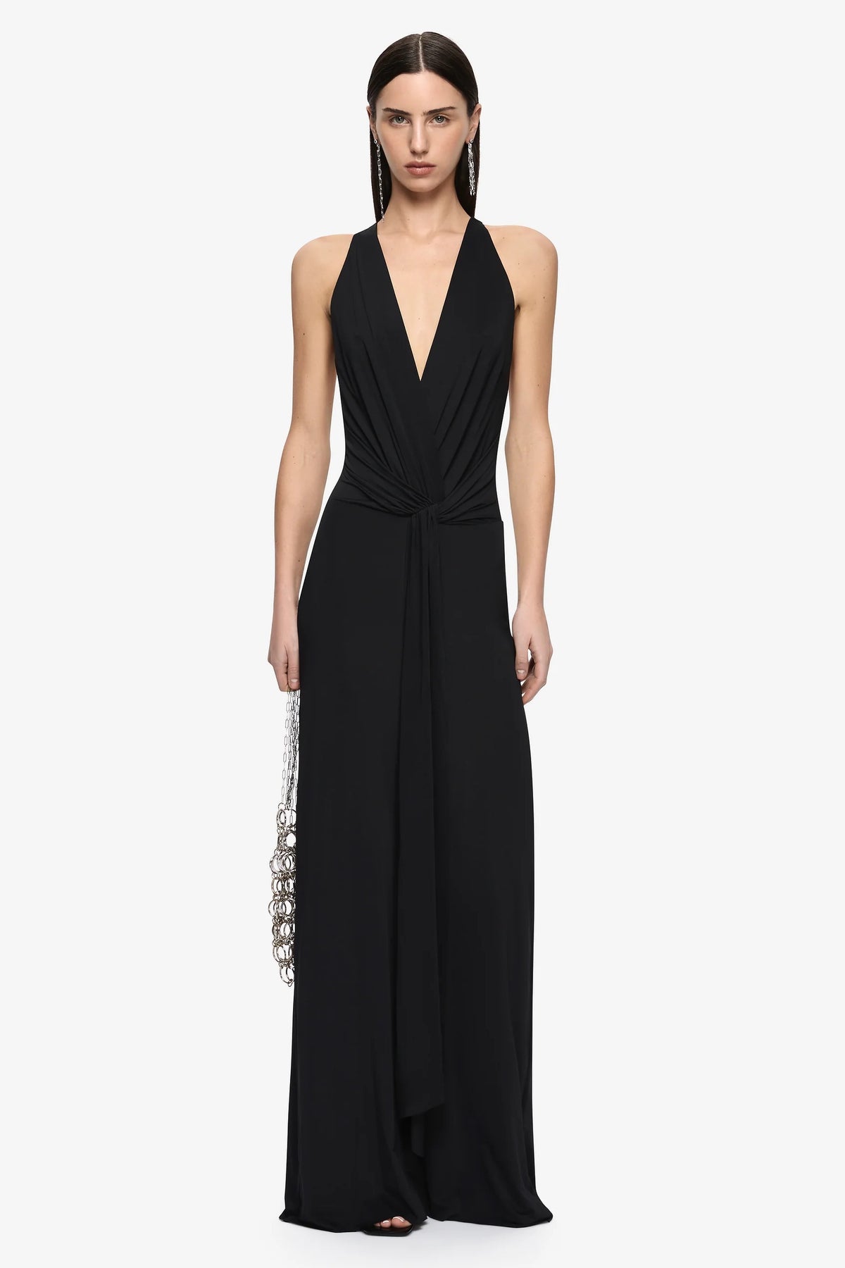 Bec + Bridge Thalia V Maxi Dress | Black