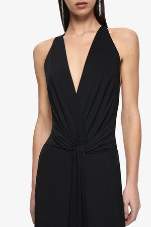 Bec + Bridge Thalia V Maxi Dress | Black