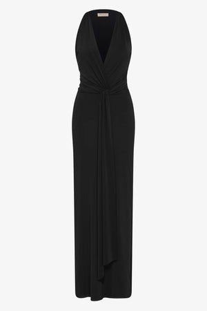 Bec + Bridge Thalia V Maxi Dress | Black