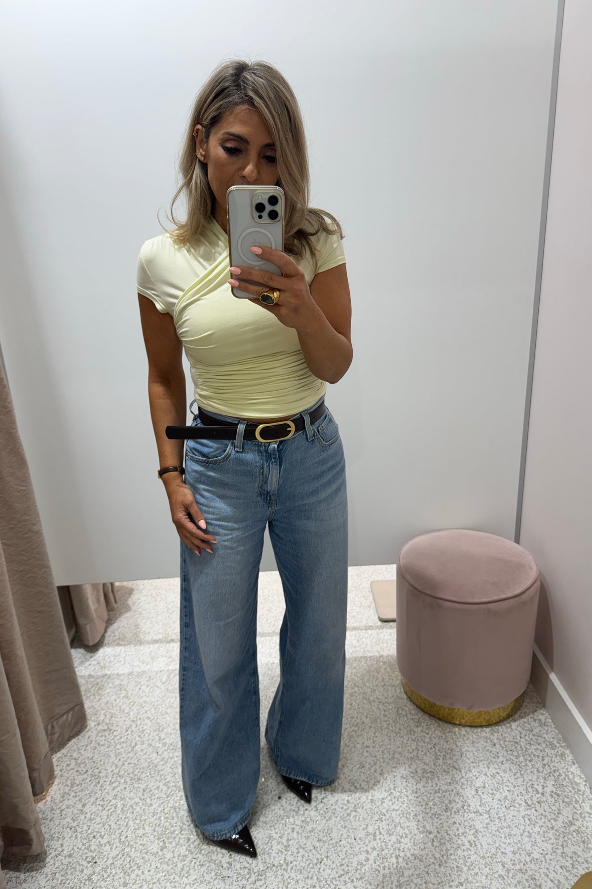 Madison The Label Adalia Short Sleeve Top | Butter
