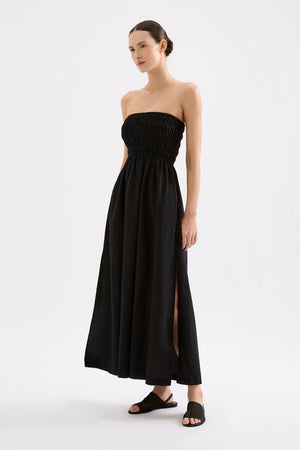 Nude Lucy Zuri Tencel Maxi Dress | Black
