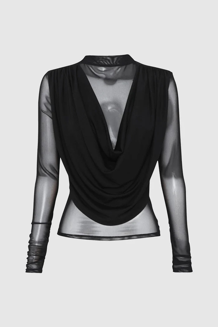 Madison The Label Grace Top | Black