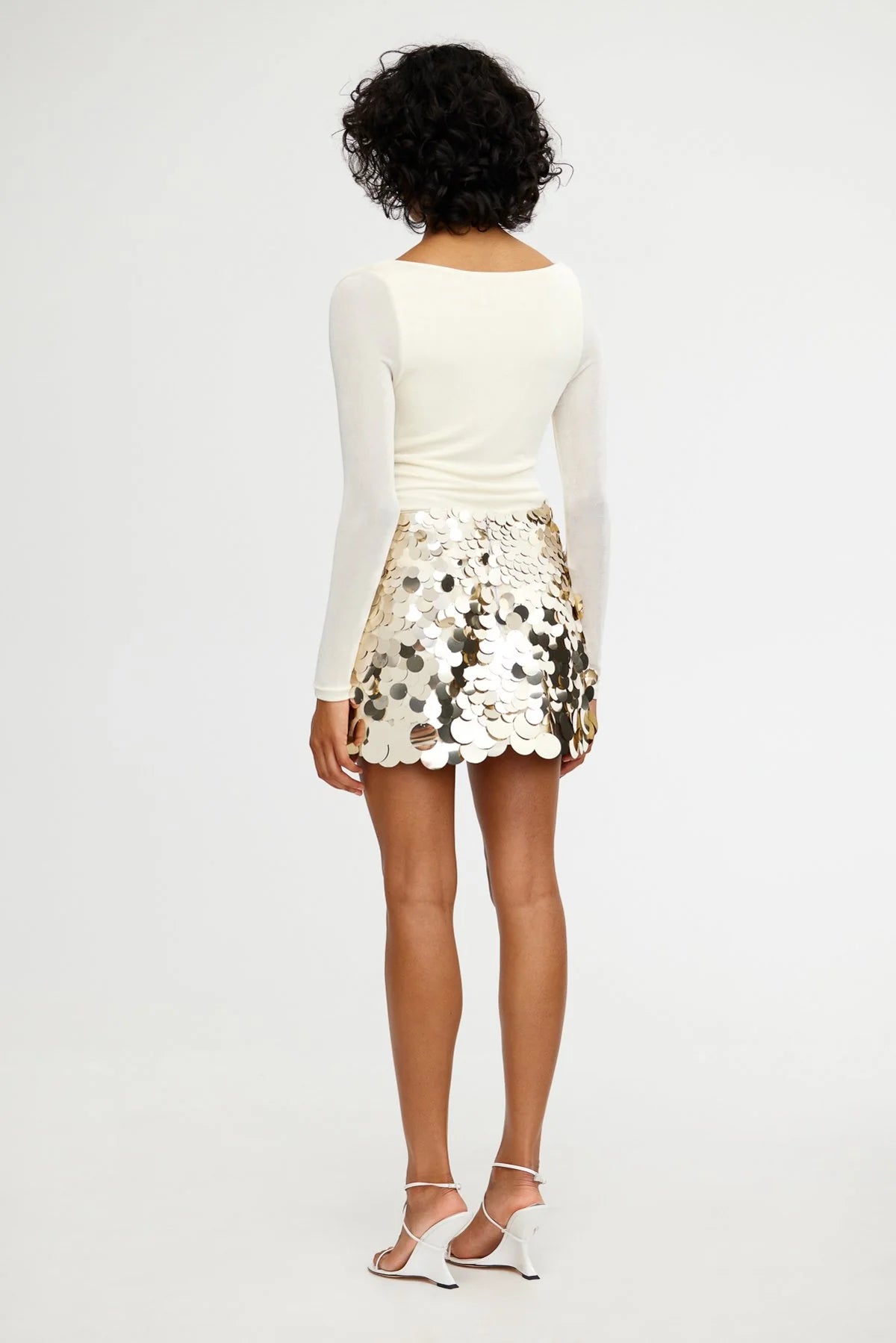 Significant Other Jorja Mini Skirt | Champagne