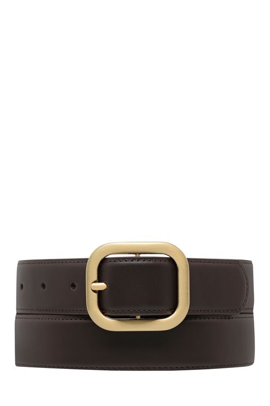 Status Anxiety The Falling Quite Belt | Chocolate/Gold